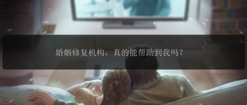 婚姻重建机构，真的能帮助到我吗？