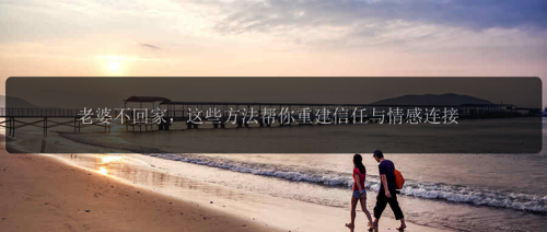老婆不回家，这些方法帮你重建信任与情感连接