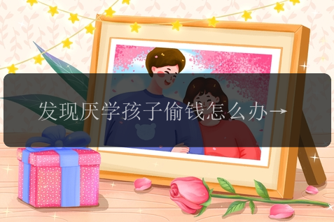 发现厌学孩子偷钱怎么办，一定抓住这次教育的机会！